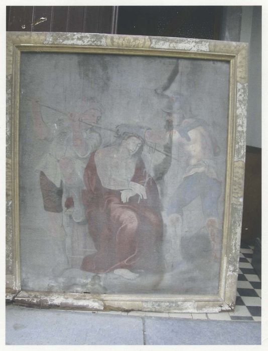 tableau et son cadre : Le Couronnement d'épines