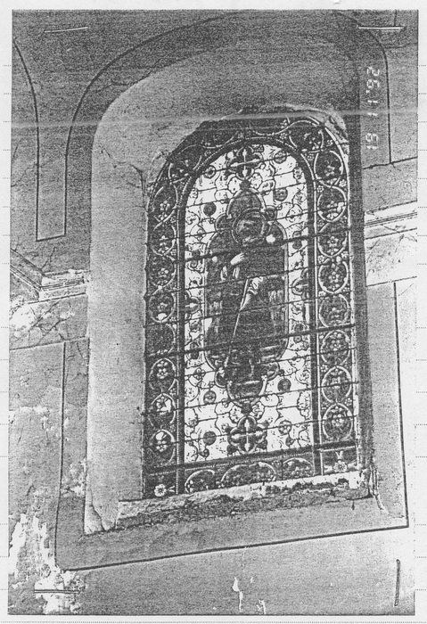 verrière : Saint Isidore (photocopie numérisée)