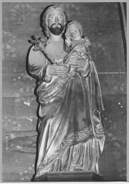 statue : Saint Joseph et l'Enfant Jésus