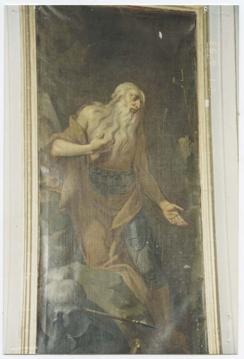 deux retables et leurs tableaux : Saint Guillaume d'Aquitaine et La Vierge à l'Enfant, Saint Guillaume d’Aquitaine