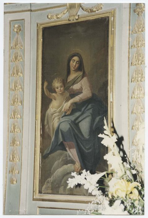 deux retables et leurs tableaux : Saint Guillaume d'Aquitaine et La Vierge à l'Enfant, La Vierge à l’Enfant