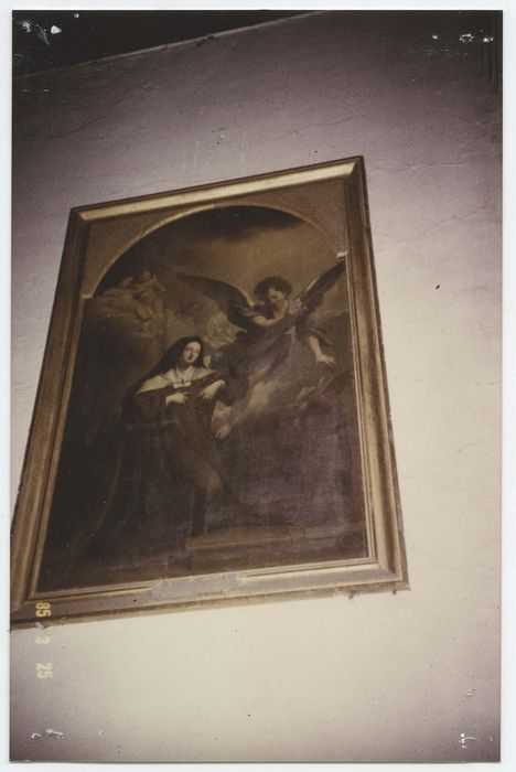 tableau et son cadre : Sainte Thérèse d'Avila