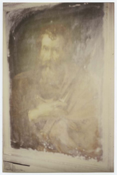 cinq tableaux : Saint Paul, Saint Jean l'évangéliste, Saint Jacques, Saint André et Saint Matthieu