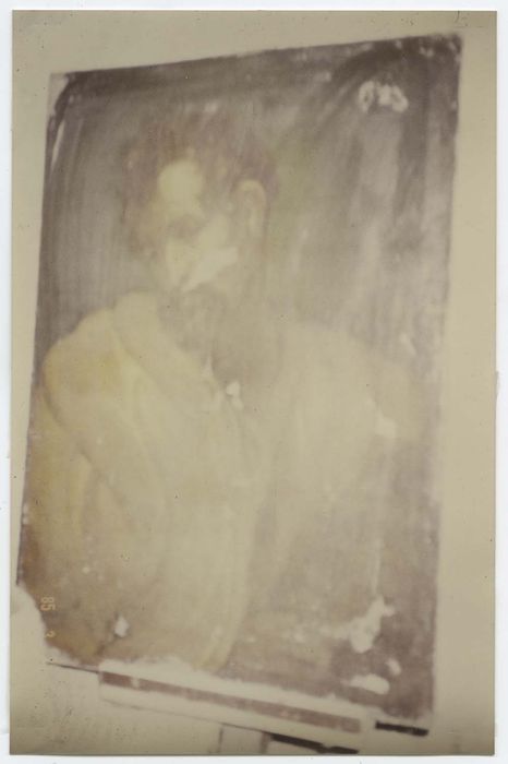 cinq tableaux : Saint Paul, Saint Jean l'évangéliste, Saint Jacques, Saint André et Saint Matthieu