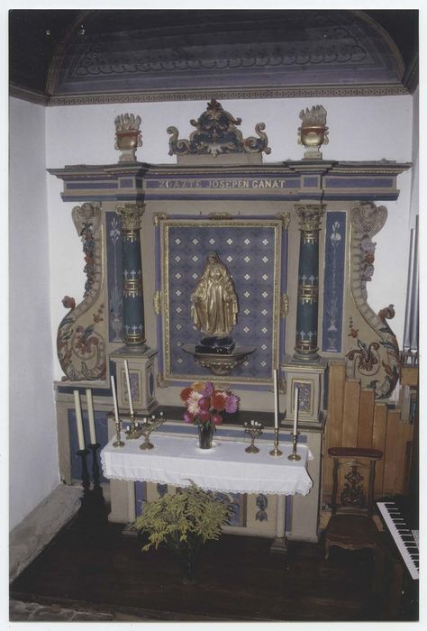 retable secondaire et cadre