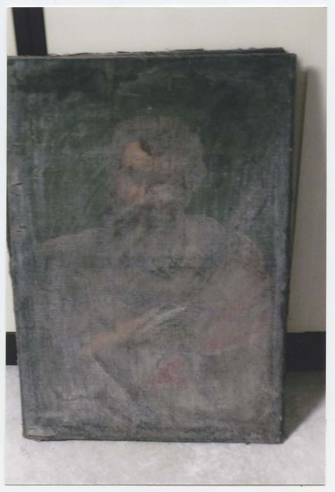 trois tableaux et deux cadres : Trois apôtres