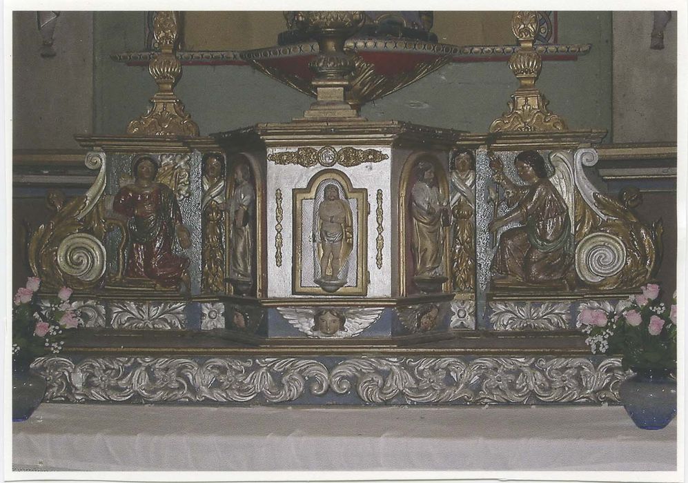 autel (maître-autel), tabernacle et retable (photocopie numérisée)