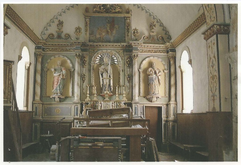 autel (maître-autel), tabernacle et retable (photocopie numérisée)