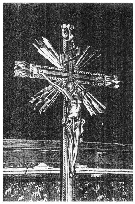 croix d'autel (photocopie numérisée)