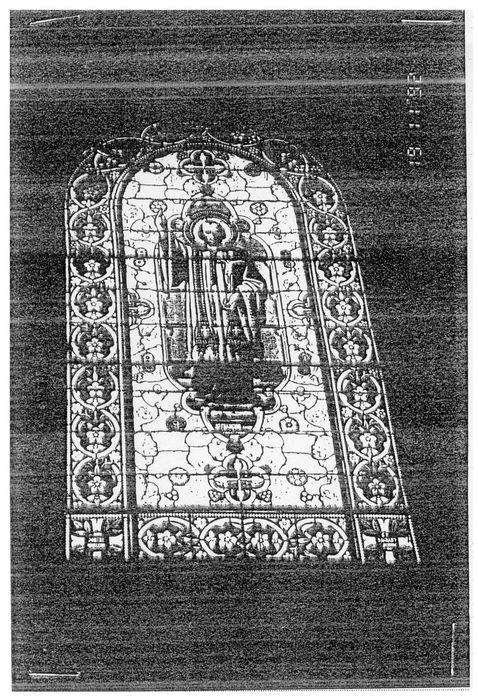 verrière : Saint François Xavier (photocopie numérisée)