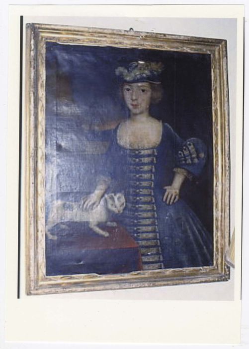 Tableau : Femme en costume d'époque Louis XIV