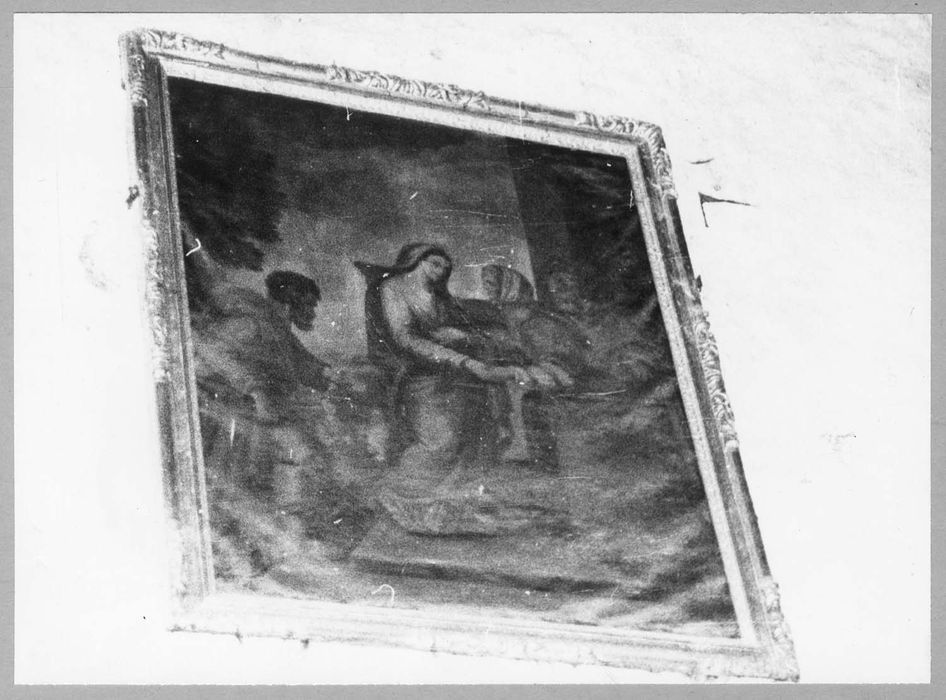 tableau et son cadre : Visitation