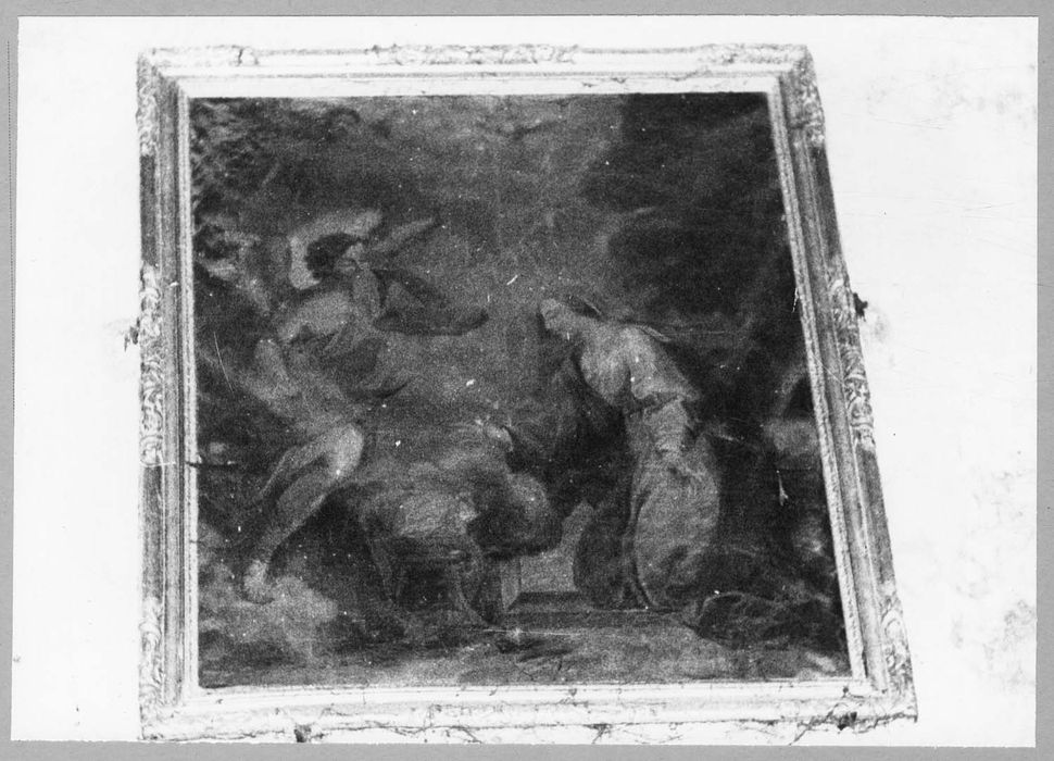 Tableau et son cadre : Annonciation