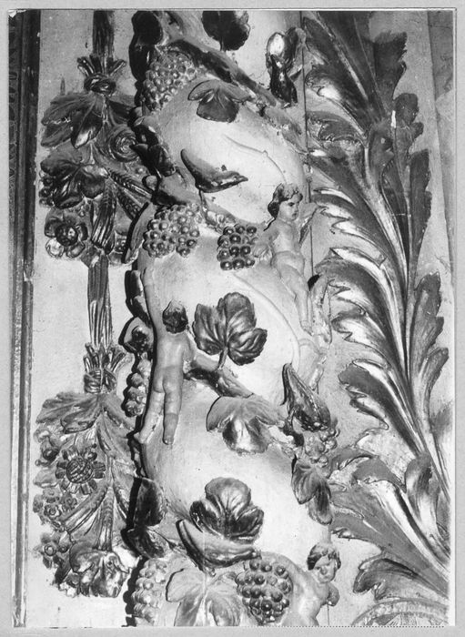 Autel, tabernacle, retable et tableau : La Cène