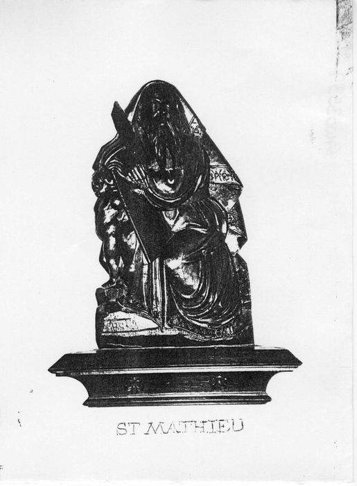 bas-relief : Saint Mathieu (photocopie numérisée)