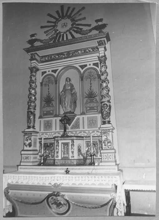 autel latéral nord et son retable