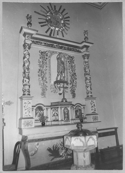 autel latéral sud et son retable
