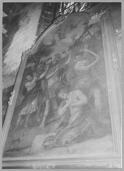 tableau, cadre : Décollation d'une sainte martyre