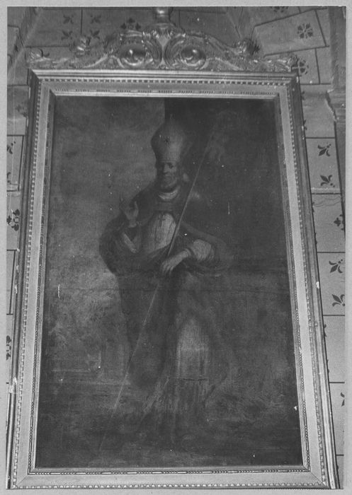 deux tableaux et leurs cadres : Saint Martin évêque