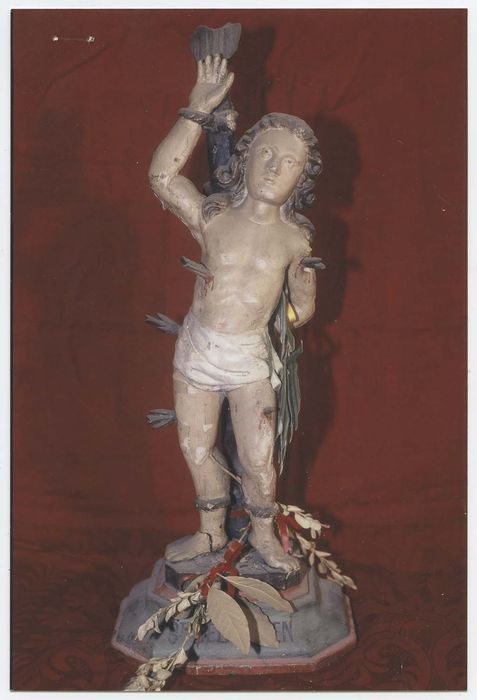 statue (statuette) : Saint Sébastien