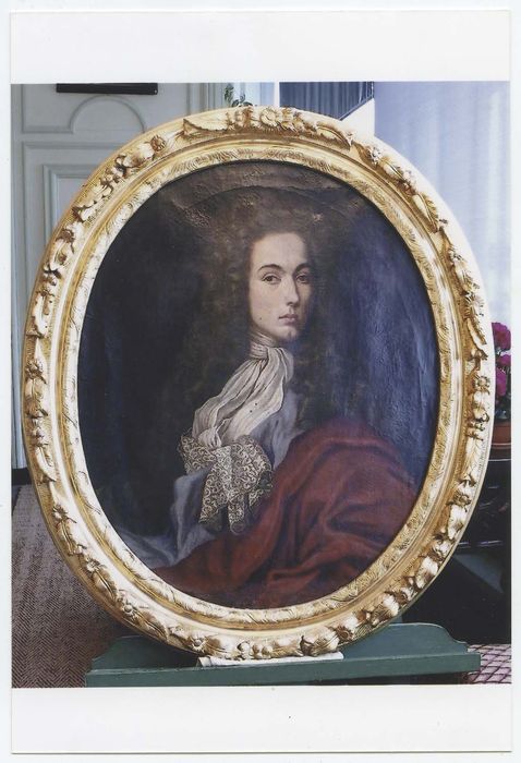 Tableau et son cadre : Portrait d'un gentilhomme