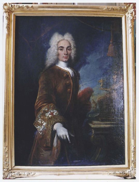 Tableau et son cadre : Portrait de Dominique de Haraneder