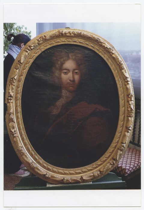 Tableau et son cadre : Portrait dit de Joannis de Lohobiague