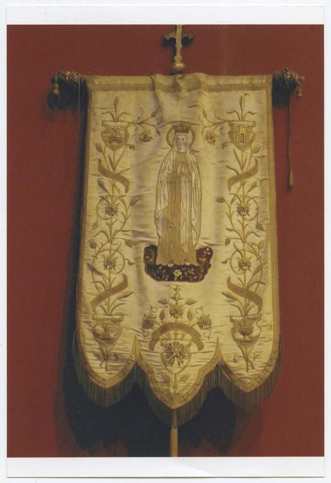 Bannière de procession : Vierge