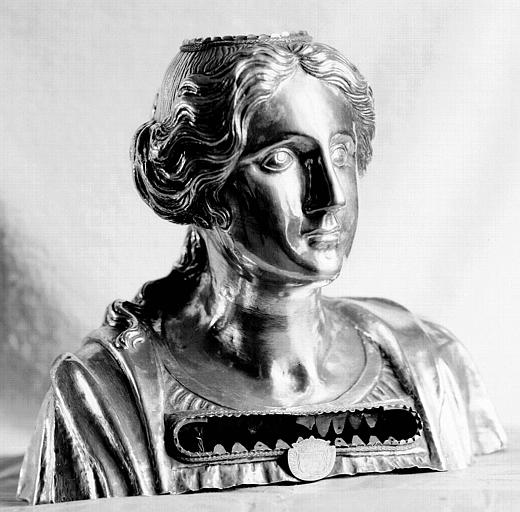 Buste-reliquaire de sainte Brigide