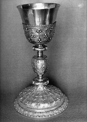 Calice en argent doré