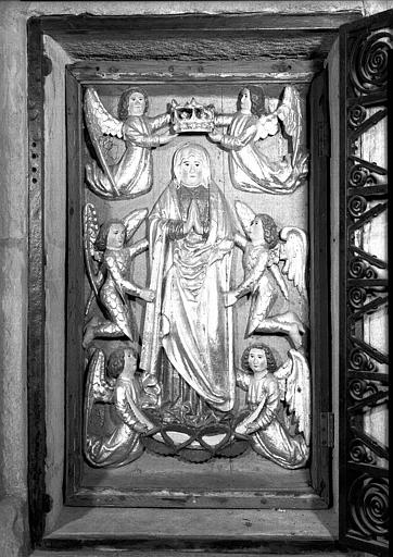 Bas-relief de Notre-Dame des Vertus, en bois