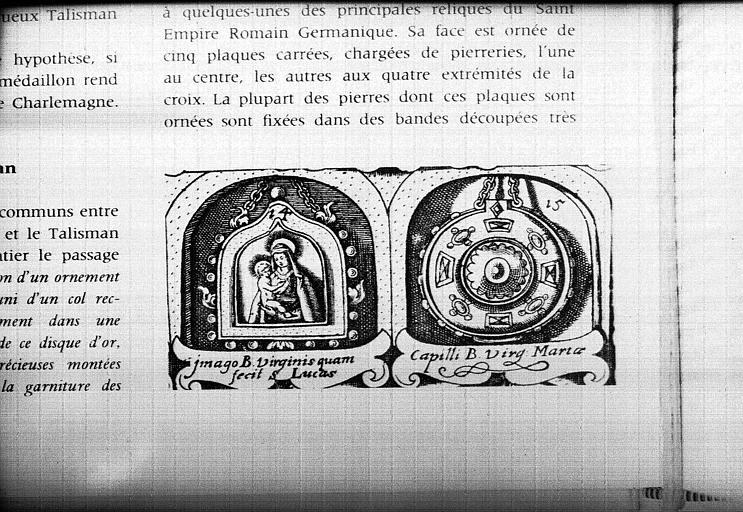 Gravure : Talisman de Charlemagne