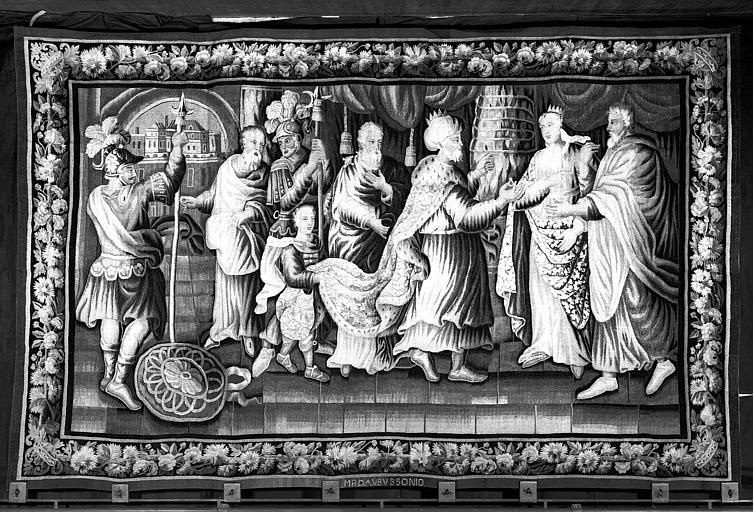 Tapisserie d'Aubusson, pièce de la tenture d'Esther : Mariage d'Esther et d'Assuerus - © Ministère de la Culture (France), Médiathèque du patrimoine et de la photographie, diffusion RMN-GP