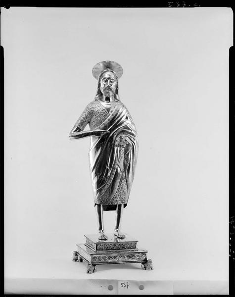 Statuette : Saint Jean-Baptiste, de face