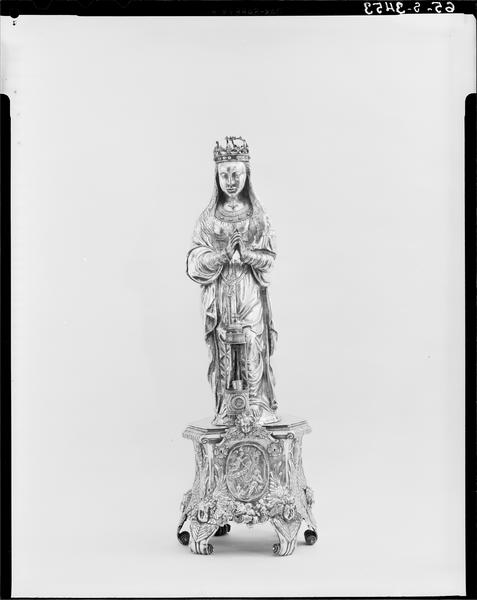 Statuette : Vierge de Notre-Dame du Puy, de face