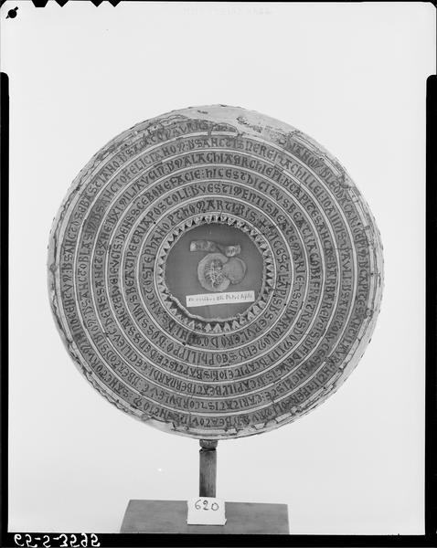 Reliquaire discoïdal, revers