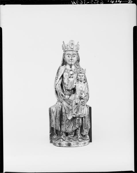 Statuette : Vierge à l'Enfant, de face