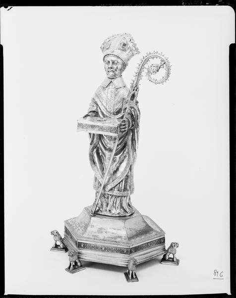 Statuette : Saint Martin, de trois quarts gauche - © Ministère de la Culture (France), Médiathèque du patrimoine et de la photographie, diffusion RMN-GP