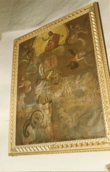 tableau : le Jugement dernier avec saint Michel peseur d'âmes - © Ministère de la Culture (France), Médiathèque du patrimoine et de la photographie (objets mobiliers), tous droits réservés