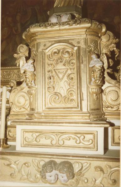 autel, retable, tabernacle, tableau : scène de martyre, détail - © Ministère de la Culture (France), Médiathèque du patrimoine et de la photographie (objets mobiliers), tous droits réservés