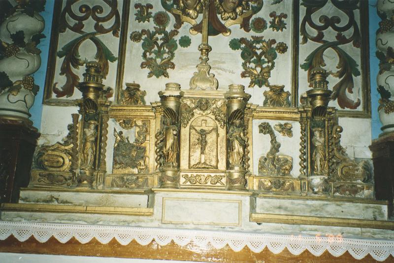 retable, tabernacle du maître-autel, détail