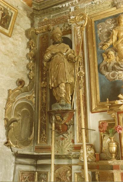 retable, tabernacle, bas-relief du maître-autel : l'Assomption, détail