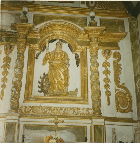 autel, retable de sainte Catherine, détail - © Ministère de la Culture (France), Médiathèque du patrimoine et de la photographie (objets mobiliers), tous droits réservés