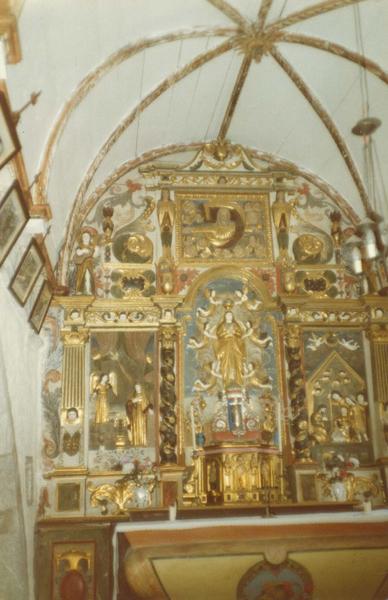 retable, tabernacle du maître-autel, détail