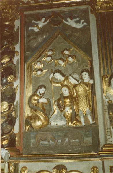 retable, tabernacle du maître-autel, détail