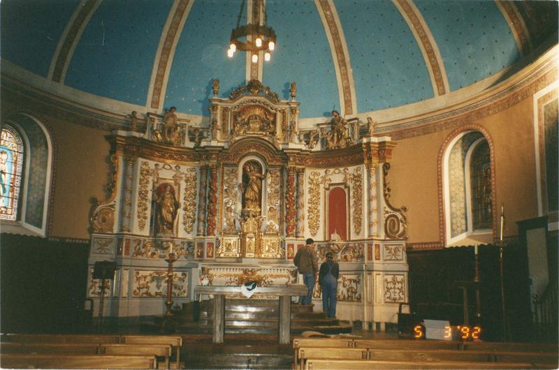 retable, tabernacle, vue d'ensemble