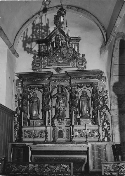 retable de la chapelle de la Vierge