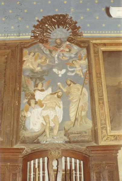 bas-relief avec cadres : le baptême du Christ - © Ministère de la Culture (France), Médiathèque du patrimoine et de la photographie (objets mobiliers), tous droits réservés