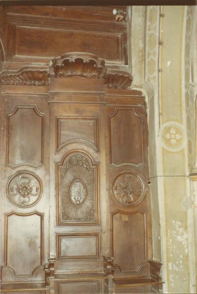lambris de revêtement du choeur, détail - © Ministère de la Culture (France), Médiathèque du patrimoine et de la photographie (objets mobiliers), tous droits réservés