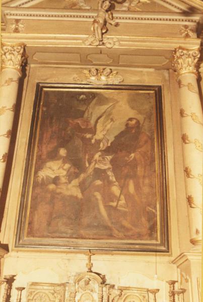 tableau : saint Roch secourant un pestiféré - © Ministère de la Culture (France), Médiathèque du patrimoine et de la photographie (objets mobiliers), tous droits réservés